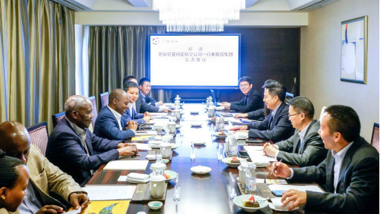 坦桑尼亚驻华参赞一行到龙8集团交流座谈