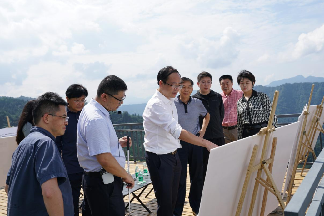 省龙8集团外部董事调研峨眉山太阳谷文旅康养项目